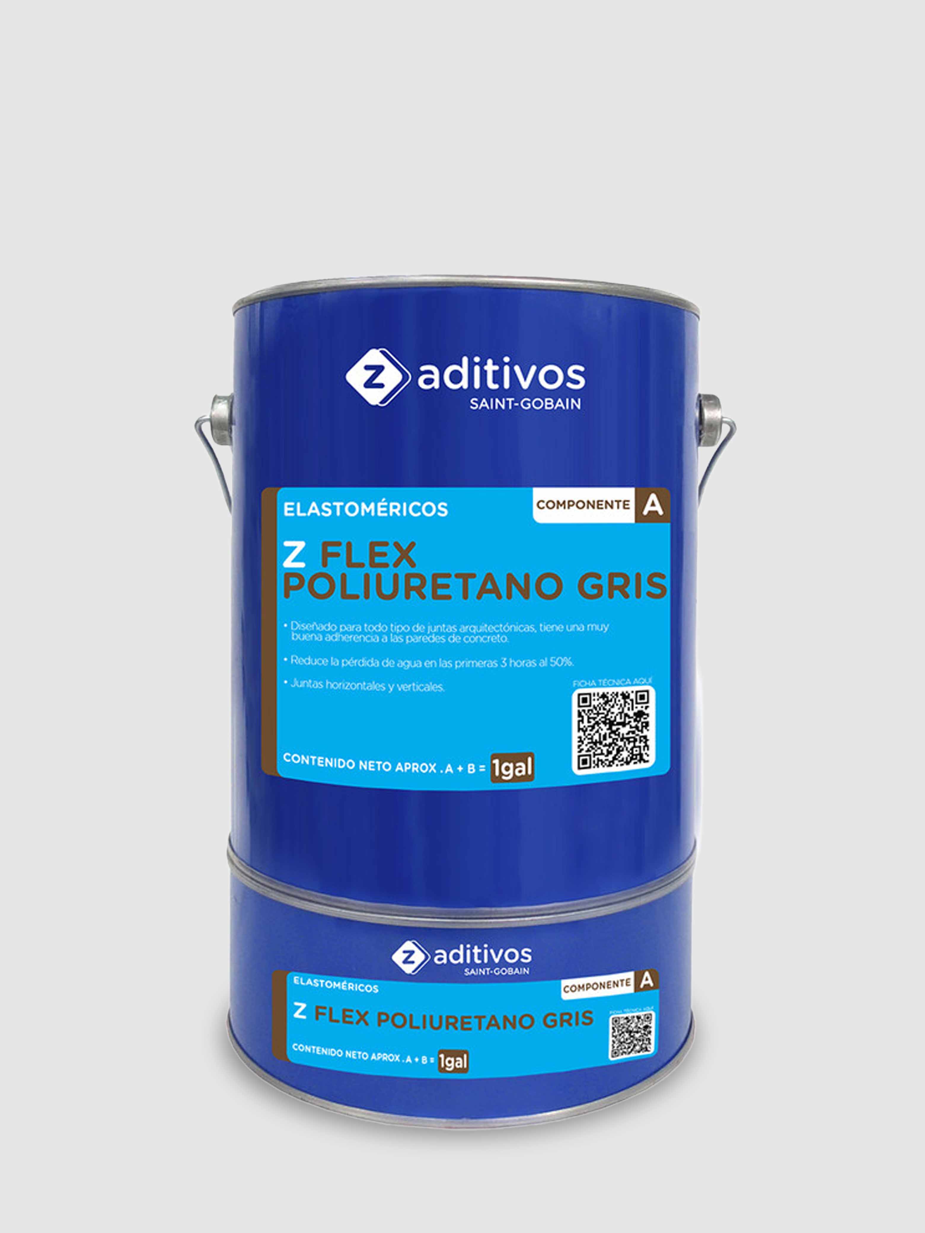 Z Flex Poliuretano Gris Gal A+B